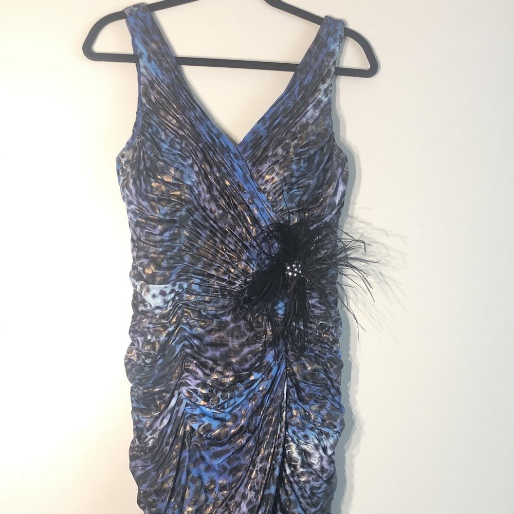 Sexy Flattering Colorful Cocktail Party Dress